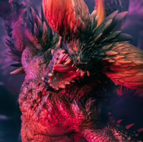 Nergigante Moster Hunter World 1/26 Statue by Pure Arts